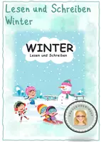 Vorschau - Arbeitsblätter - Winter Lesen und Schreiben - Deckblatt
