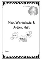Vorschau - Arbeitsblätter - Artikel- & Silbenheft - Artikeltraining und QR Hörübung - Seite 1
