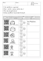 Vorschau - Arbeitsblätter - Artikel- & Silbenheft - Artikeltraining und QR Hörübung - Seite 2