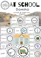 Vorschau - Spiele - At school - Domino - Deckblatt
