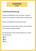 Vorschau - Arbeitsblätter - Paket - Lesedosen phonologische Bewusstheit - Seite 2