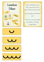 Vorschau - Bildkarten - Lesedose Silben - Montessori - Seite 3