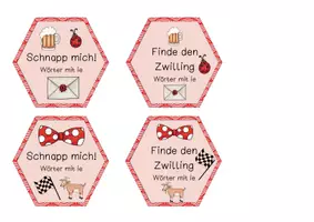 Vorschau - Spiele - Schnapp mich | Finde den Zwilling | Wörter mit ie | Kartenspiel - Seite 1
