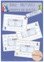 Vorschau - Spiele - Bingo Brettspiele zum Verdoppeln und Halbieren bis 20 - Deckblatt