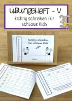 Vorschau - Unterrichtsreihen - Miniheftchen "Vv" - Deckblatt