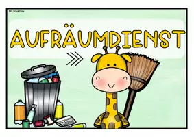 Vorschau - Poster - Giraffenklasse | Klassendienste | Klassenraum verschönern | Classroom Management - Seite 3