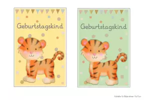 Vorschau - Bildkarten - Tigerklasse Geburtstagsschilder - Seite 3