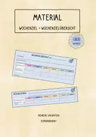 Vorschau - Fördermaterial/Inklusion - Wochenzielkarten + Wochenzielübersicht - Deckblatt