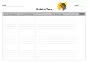 Vorschau - Arbeitsblätter - Hörstück des Monats / Hörstück der Woche - Seite 2