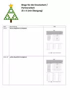 Vorschau - Arbeitsblätter - Bingo für die Einzel-/Partnerarbeit ZE +- E (mit Übergang) - Deckblatt
