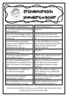 Vorschau - Stundenentwürfe - FRIEDENSREICH HUNDERTWASSER (Arbeitsblatt + Zeichenvorlagen) - Seite 2