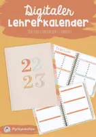 Vorschau - Lehrpläne/Lehrermaterial - Digitaler Lehrerkalender (Schuljahr 2022/2023) - 6 Schulstunden - Deckblatt