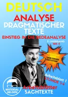 Vorschau - Arbeitsblätter - Einführung Analyse pragmatischer Texte (Sachtexte AB 1) - Seite 1