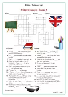 Vorschau - Spiele - Crossword if clauses / if Sätze Typ 1 - Seite 1