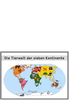 Vorschau - Fördermaterial/Inklusion - Lesekartei Tierwelt der Kontinente - Seite 1