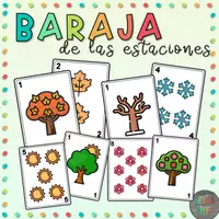Vista previa - Juegos / Gamificación - Baraja de cartas de las estaciones del año - Portada