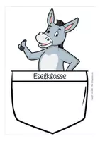 Vorschau - Anderer Materialtyp - Klassentier Schulanfang Eselklasse Esel Namensschild - Seite 2
