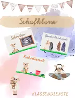 Vorschau - Poster - Klassendienste für die Schafklasse - Deckblatt