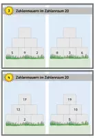 Vorschau - Fördermaterial/Inklusion - Kartei Zahlenmauern - ZR 20 - Seite 3