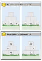 Vorschau - Fördermaterial/Inklusion - Zahlenmauern - ZR 100 Kartei - Seite 3