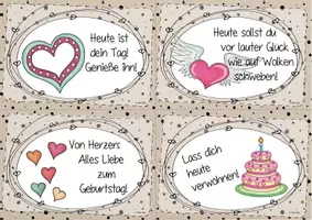 Vorschau - Anderer Materialtyp - Klassenmanagement im Boho-Stil - Geburtstagskarten - Seite 1