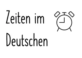 Vorschau - Mal- und Bastelvorlagen - Zeitstrahl Zeiten im Deutschen - Seite 1
