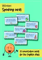 Vorschau - Fördermaterial/Inklusion - Winter Speaking Cards; 39 Gesprächskarten (Englisch) - Seite 2