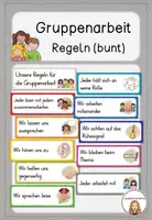 Vorschau - Poster - Regeln für die Gruppenarbeit (bunt) - Deckblatt