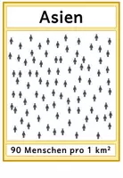 Vorschau - Fördermaterial/Inklusion - Vergleich: Dichte der Menschen pro Kontinent - Seite 1