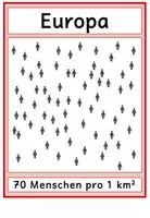 Vorschau - Fördermaterial/Inklusion - Vergleich: Dichte der Menschen pro Kontinent - Seite 2