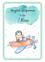 Vorschau - Poster - Willkommenskärtchen für die Pinguinklasse - Seite 1