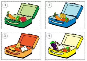 Vorschau - Arbeitsblätter - Gesundes Frühstück / Ernährung: Lesespaziergang (Leseverständnis) - Sachunterricht / Deutsch - Kl. 1/2 - Seite 2