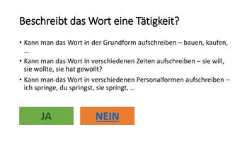 Vorschau - Interaktives Material - Bestimme die Wortart - Seite 3