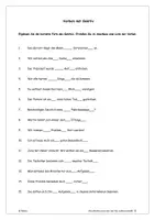 Vorschau - Arbeitsblätter - Verben mit Genitiv (mit Lösung) - Deckblatt