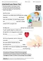 Vorschau - Arbeitsblätter - Arbeitsblatt "Puls" + Onlineübung & MP3 + Mindmap + Infografik - Deckblatt