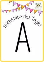 Vorschau - Poster - Poster Buchstabe der Woche/ des Tages - Seite 1
