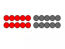 Vorschau - Fördermaterial/Inklusion - Blitzlesen-Blitzsehen Punktebilder 0-10, 0-20 und 20-100 - Seite 1