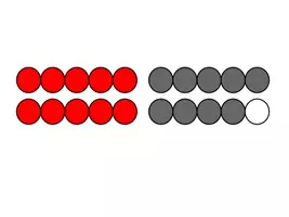 Vorschau - Fördermaterial/Inklusion - Blitzlesen-Blitzsehen Punktebilder 0-10, 0-20 und 20-100 - Seite 2