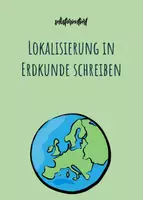 Vorschau - Arbeitsblätter - Klausur in Geografie: Wie schreibt man eine ideale Lokalisation - Arbeitsblatt mit Video - Deckblatt
