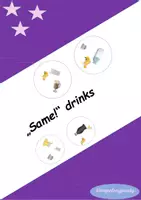 Vorschau - Spiele - Englisch: same! Finde den Zwilling! DAZ & Englisch (Getränke & drinks) - Deckblatt
