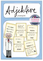 Vorschau - Spiele - Adjektive Lesespiel (Gegensätze finden) - Deckblatt