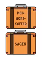 Vorschau - Fördermaterial/Inklusion - Wortfelder_sehen, gehen, hören, essen, sagen_ Wortkoffer - Seite 2