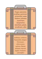 Vorschau - Fördermaterial/Inklusion - Wortfelder_sehen, gehen, hören, essen, sagen_ Wortkoffer - Seite 3