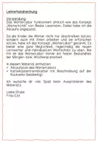 Vorschau - Stationenlernen - Wörterlabor - Anlehnung an Wörterklinik - Seite 1