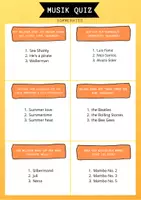 Vorschau - Spiele - Musik Quiz - Sommerhits - Deckblatt