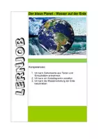 Vorschau - Arbeitsblätter - Lernjob Der blaue Planet - Deckblatt