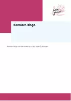 Vorschau - Arbeitsblätter - Schulstart: Kennenlern-Bingo editierter - Deckblatt