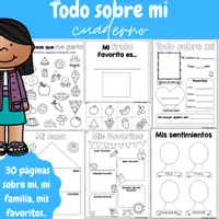 Vista previa - Hojas de trabajo - Todo sobre mi - Cuaderno - página 3