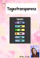 Vorschau - Poster - Tagestransparenz / Tagesplan-Karten - Deckblatt