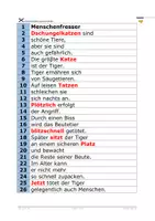 Vorschau - Arbeitsblätter - Wörter mit tz - 2 Diktate (3a/b) - Seite 3